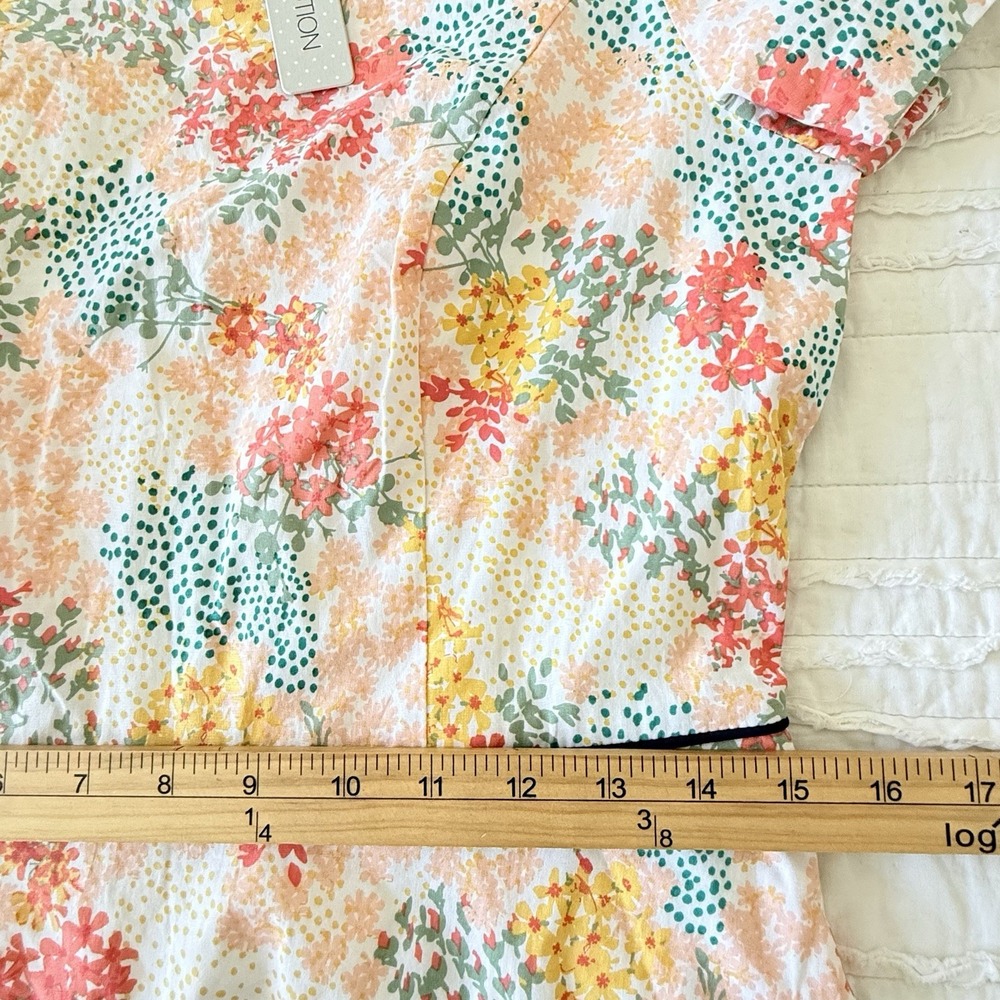 Mary Jane Dress Floral Fit &Flare Women M Retro 50s Trad Wife Twee - Picture 7 of 10